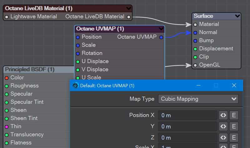 Octane UVMAP